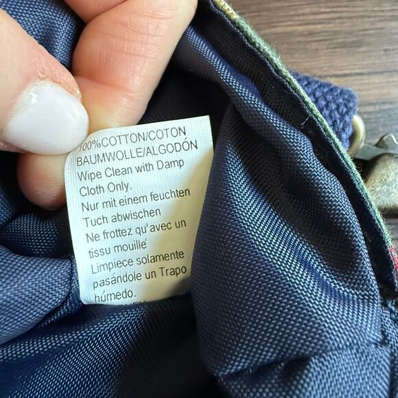 Vintage Disney Store Plaid Winnie the Pooh Messenger Bag 90s Y2K Crossbody Tote - Picture 12 of 16